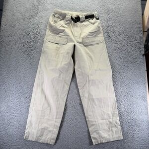 Task Force Tactical Pant Mens M Beige Cotton Cargo Straight Leg Ripstop Utility
